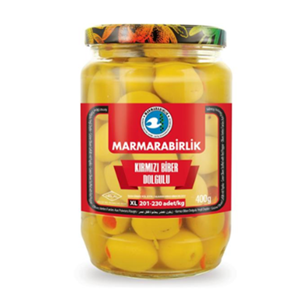 MARMARA BİRLİK CAM BİBER DOLGULU XL 400 GR