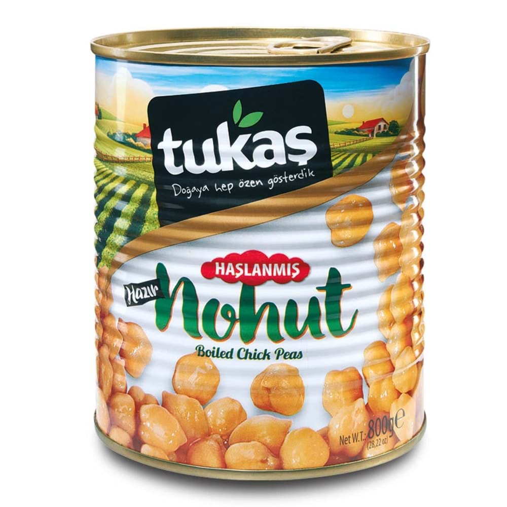 TUKAŞ HAŞLANMIŞ NOHUT 800G