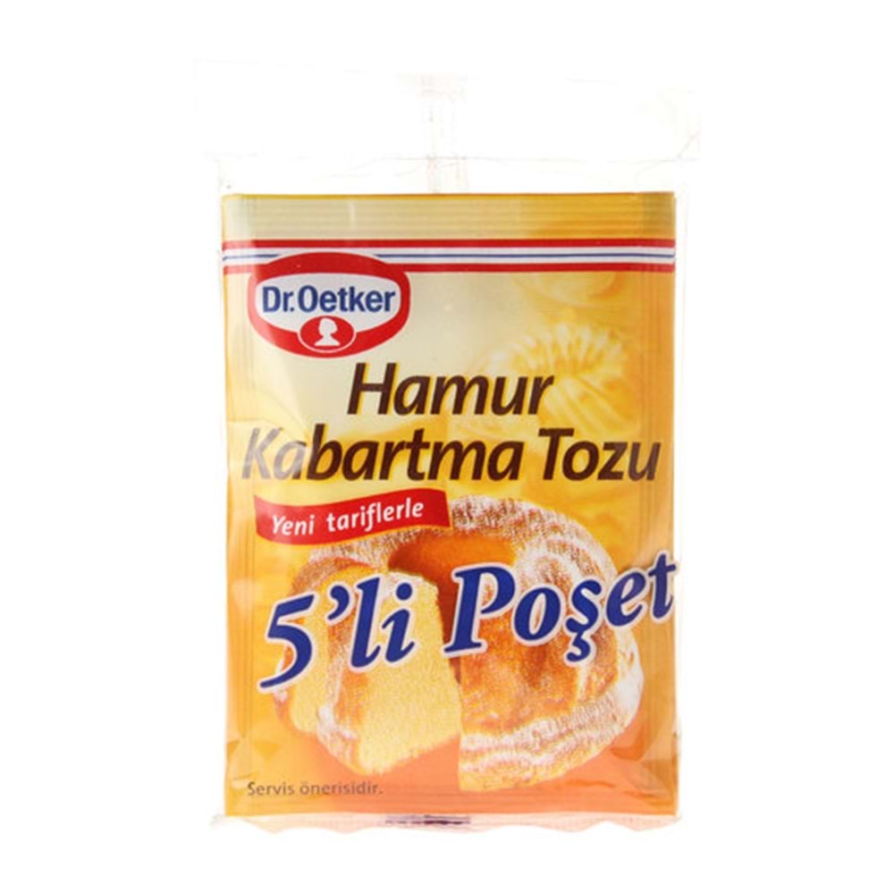 DR OETKER HAMUR KABARTMA TOZU 5Lİ POŞET