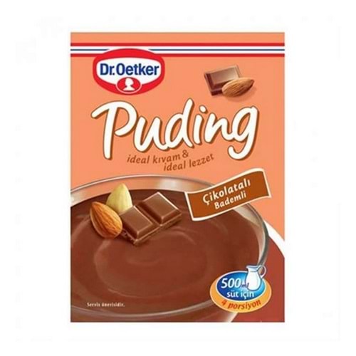 DR OETKER ÇİKOLATALI BADEMLİ PUDİNG 104G