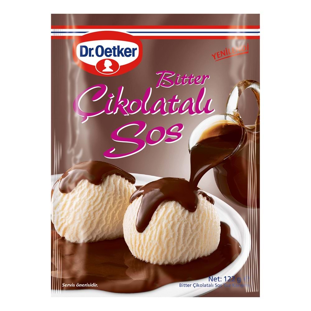 DR OETKER BİTTER ÇİKOLATALI SOS 122 G