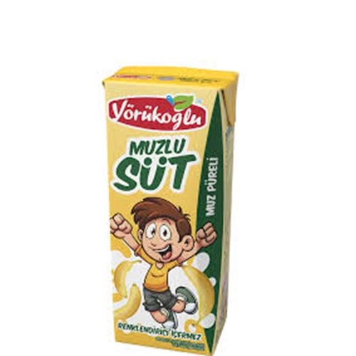 YÖRÜKOĞLU MUZLU SÜT 180 ML