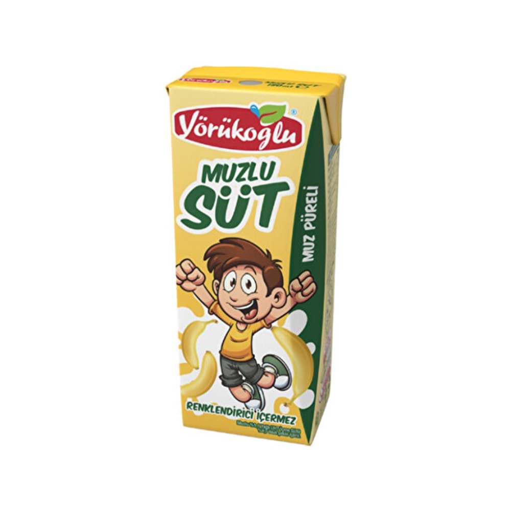 YÖRÜKOĞLU MUZLU SÜT 180 ML