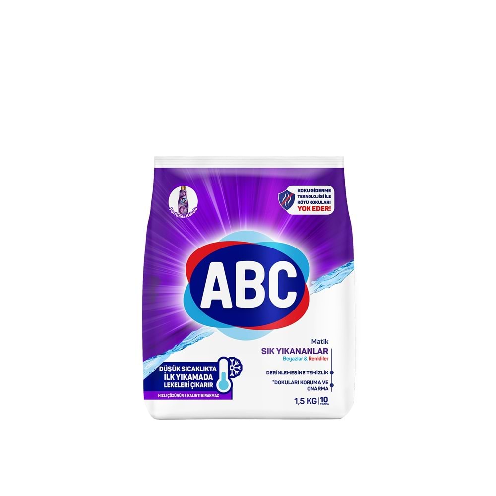 ABC MATİK SIK YIKANANLAR 1,5 KG