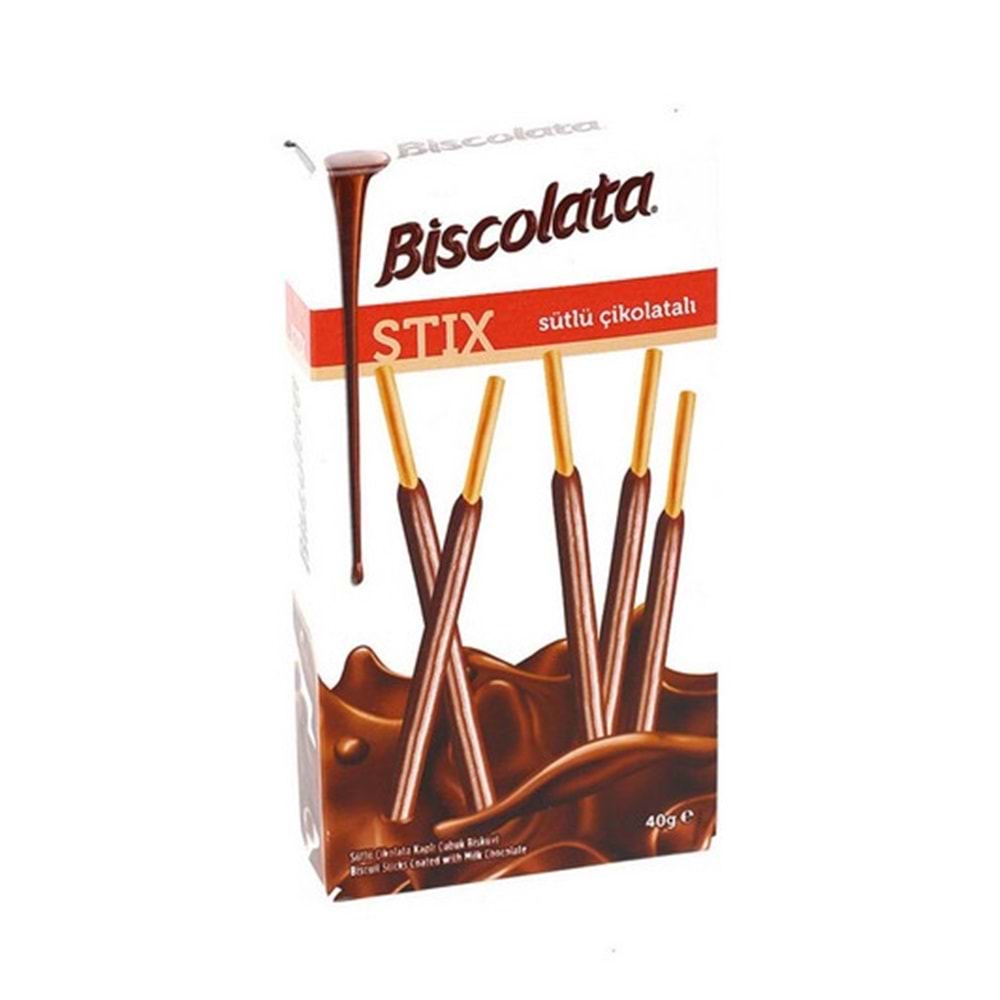 ŞÖLEN BİSCOLATA STİX SADE 40 G