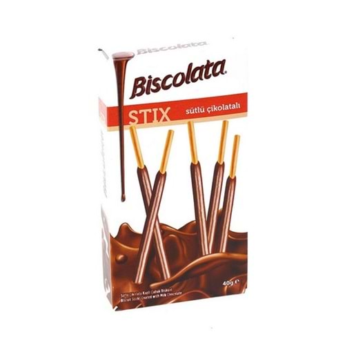 ŞÖLEN BİSCOLATA STİX SADE 40 G
