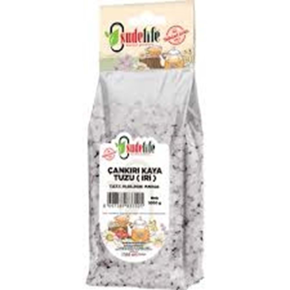 SUDE LİFE ÇANKIRI KAYA TUZU İRİ 1000GR