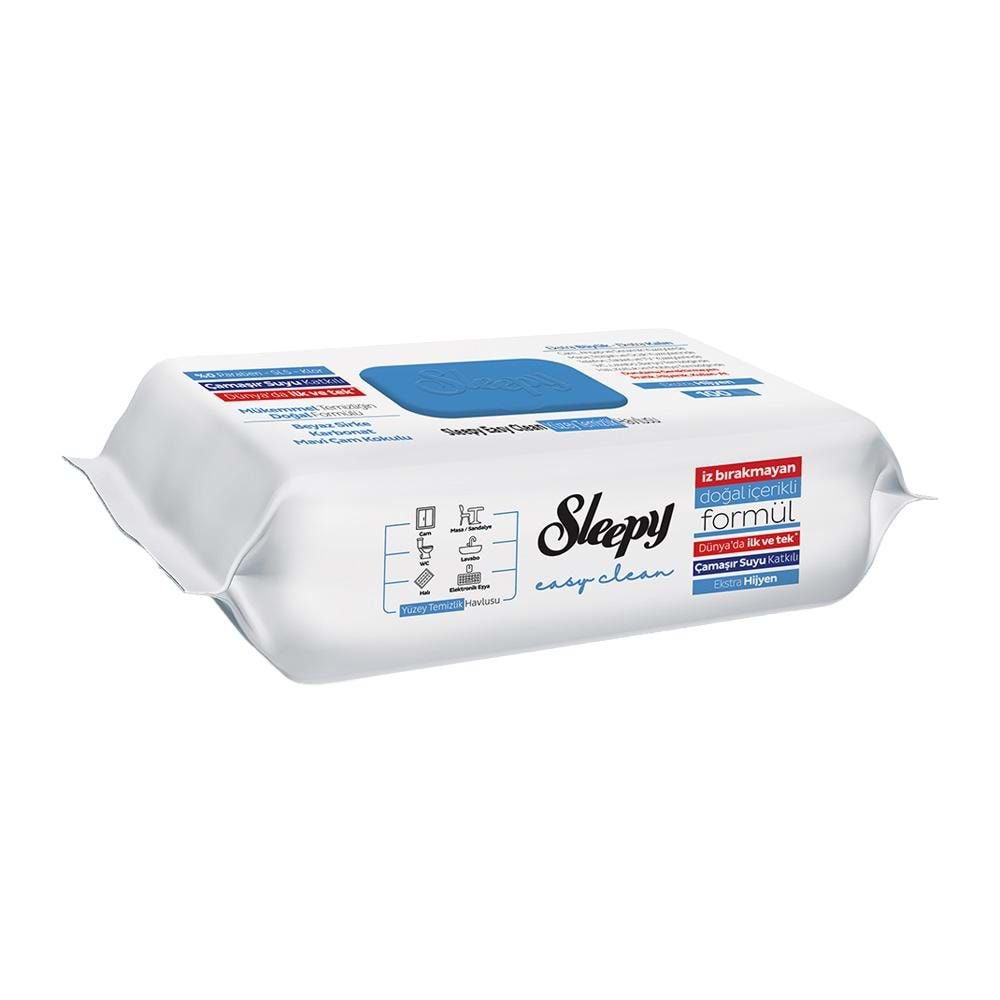 SLEEPY ÇAMAŞIR SUYU KATKILI YÜZEY TEMİZLİK HAVLUSU 100LÜ