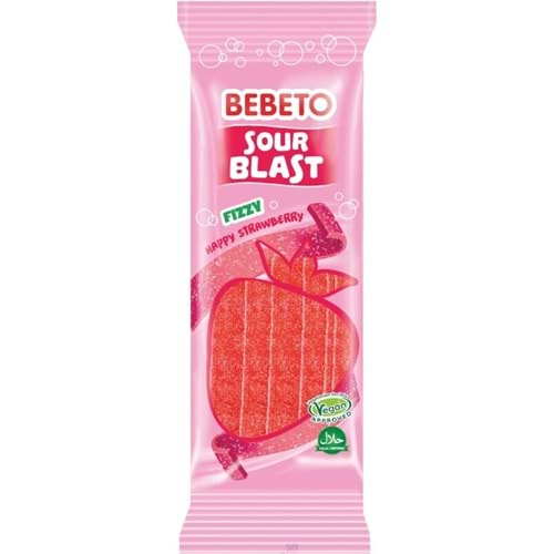 BEBETO SOUR BLAST STRAWBERY 180G
