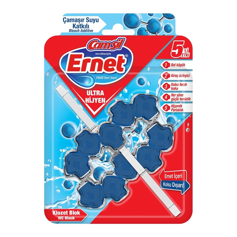 ERNET KLOZET BLOK ÇAMAŞIR SUYU KATKILI