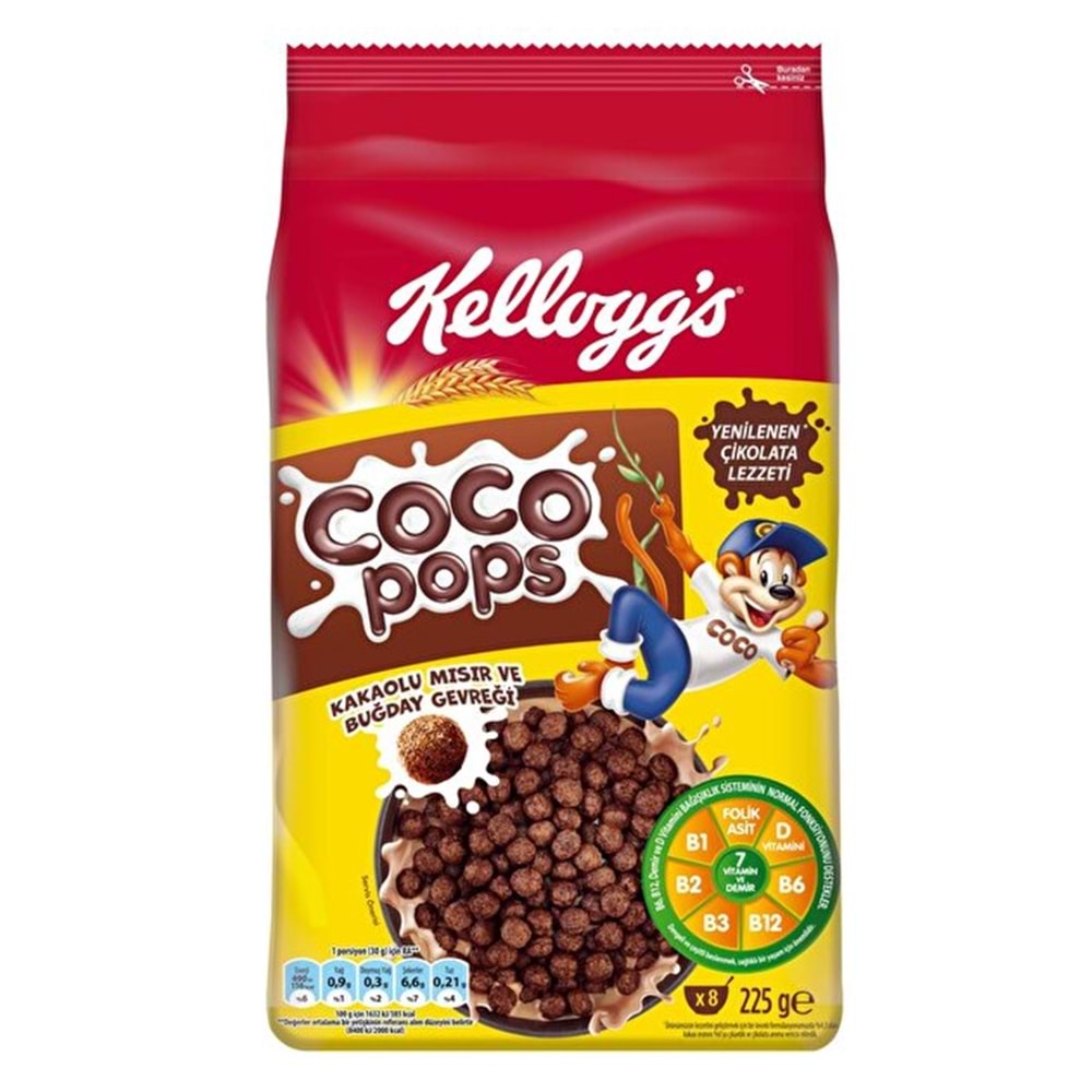 COCO POPS KAKOLU MISIR 225 GR