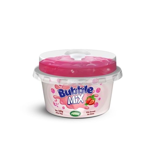 SÜTAŞ BUBBLE MİX ÇİLEK 140 ML