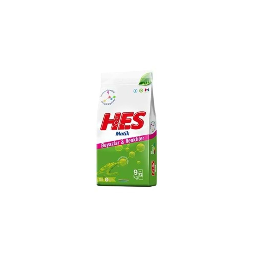 HES MATİK 3 KG BEYAZ VE RENKLİLER