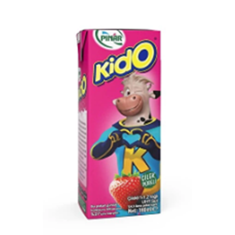 PINAR KİDO ÇİLEKLİ SÜT 180ML