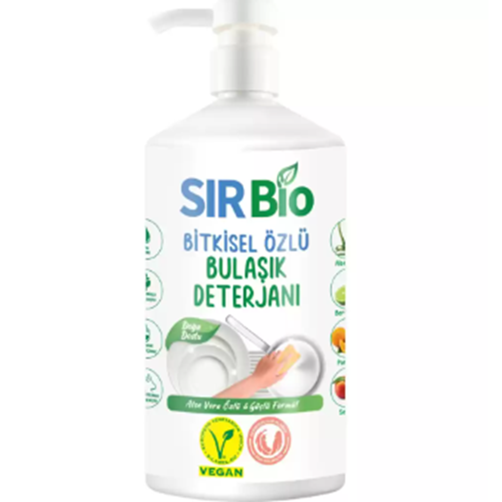 SIRBİO BİTKİSEL ÖZLÜ BULAŞIK DETERJANI 1000 ML